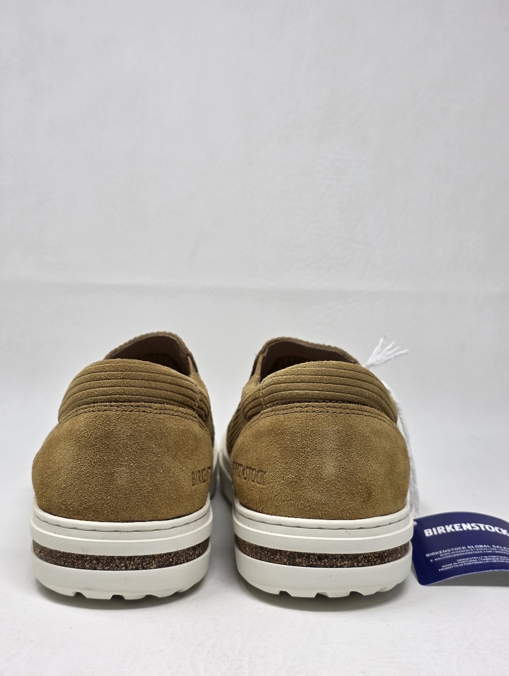 Birkenstock Oswego Men Size 9 / Women 11 / 42 Cork Brown Suede Leather New - Picture 5 of 13